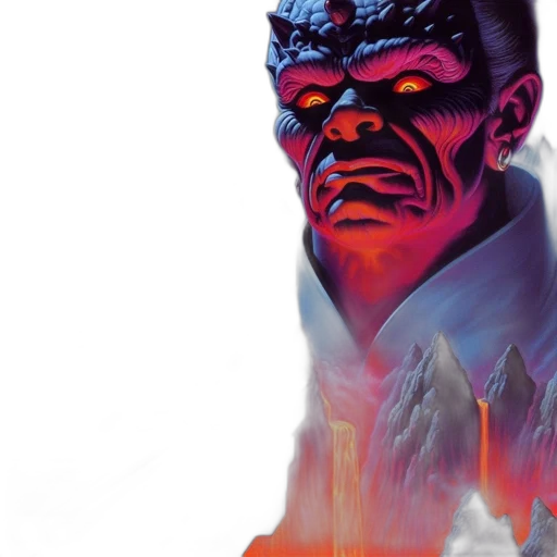 face, comic book art, concept art, outer space transparent PNG cut-out