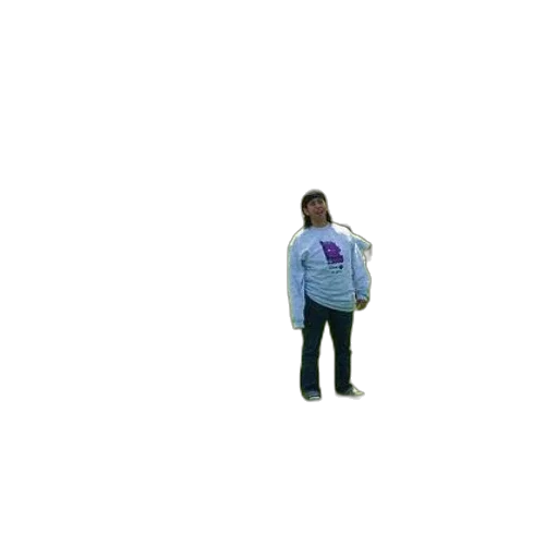 jacket, staff, robot, creature transparent PNG cut-out