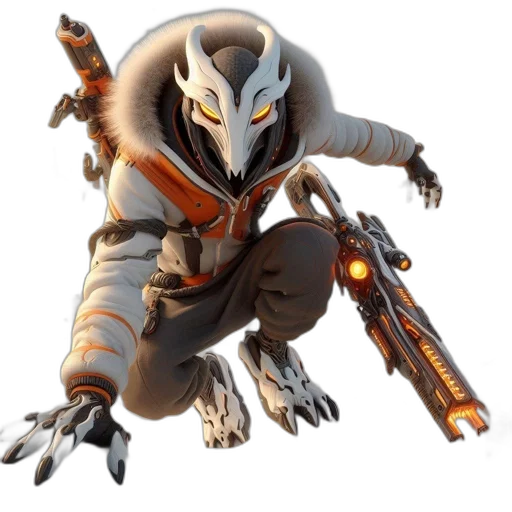 creature, robot, dragon, weapon transparent PNG cut-out