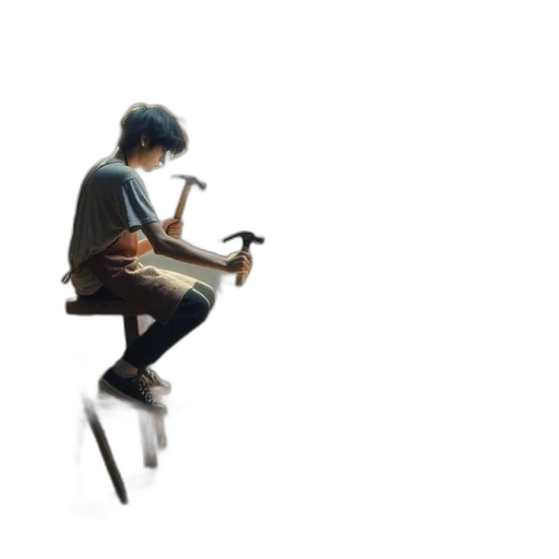 weapon, furniture, robot, staff transparent PNG cut-out