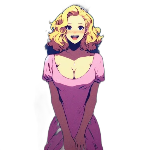 dress, staff, flower, face transparent PNG cut-out