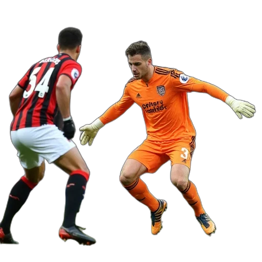 luton, united, goalkeeper, andy transparent PNG cut-out
