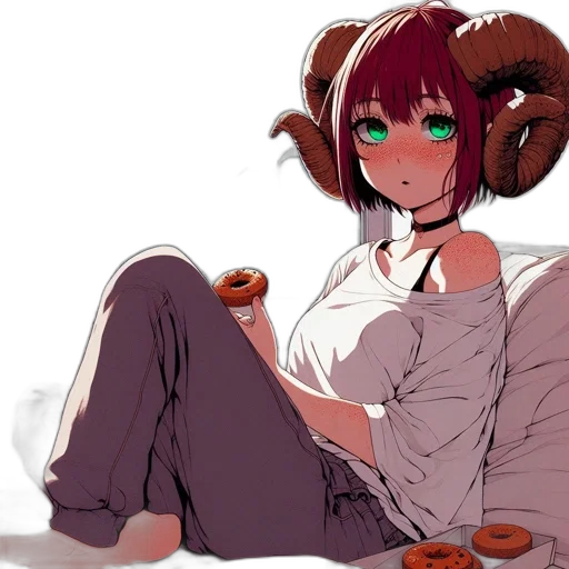 creature, dragon, staff, anime transparent PNG cut-out