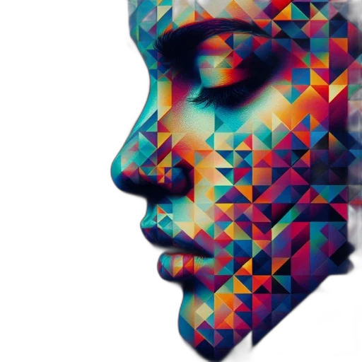face, mask, robot, photorealistic transparent PNG cut-out