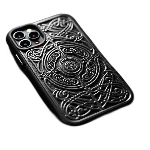 black, ornate, celtic, knot transparent PNG cut-out