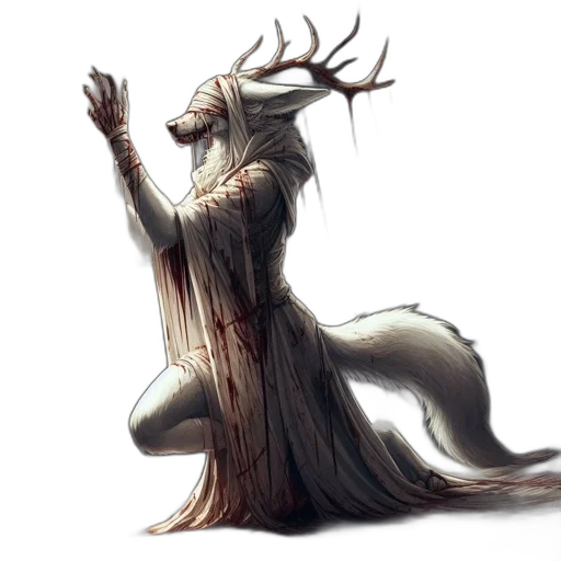 creature, animal, dragon, staff transparent PNG cut-out