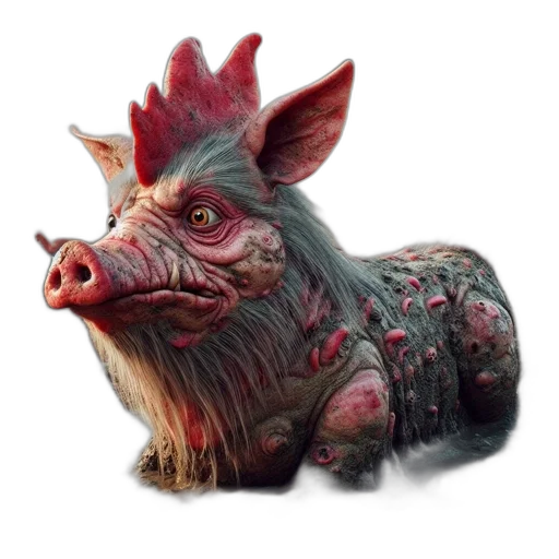 creature, animal, dragon, face transparent PNG cut-out