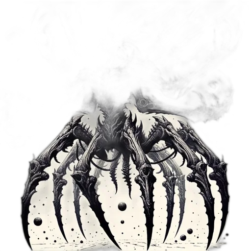 creature, mask, hair, dragon transparent PNG cut-out