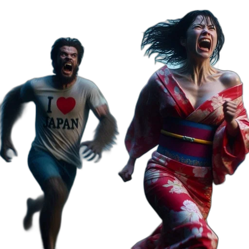 concept art, comic book art, photorealistic, man transparent PNG cut-out