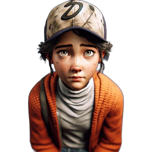face, hat, jacket, creature transparent PNG cut-out