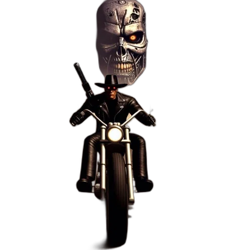 robot, weapon, mask, staff transparent PNG cut-out
