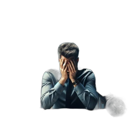 jacket, face, concept art, pixel art transparent PNG cut-out