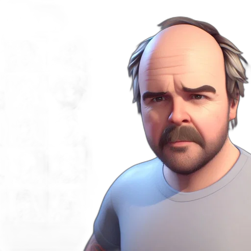 face, staff, hair, concept art transparent PNG cut-out
