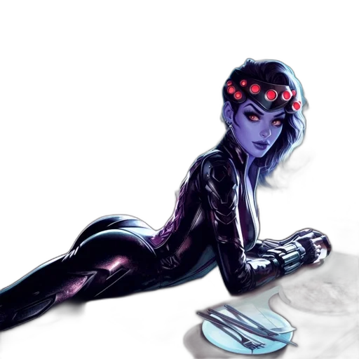 robot, staff, concept art, comic book art transparent PNG cut-out