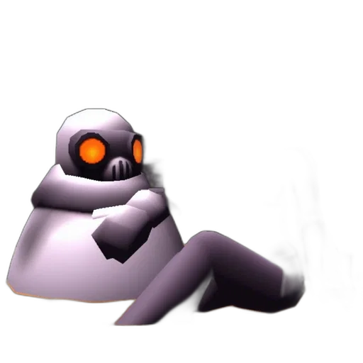 robot, creature, mask, staff transparent PNG cut-out