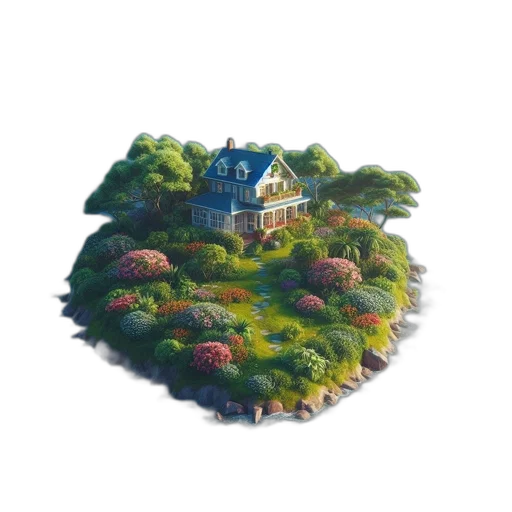 building, tree, furniture, crown transparent PNG cut-out