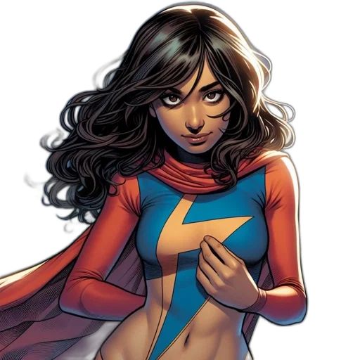 comic book art, concept art, image, features transparent PNG cut-out