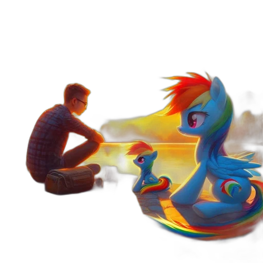dragon, concept art, fantasy art, pixel art transparent PNG cut-out