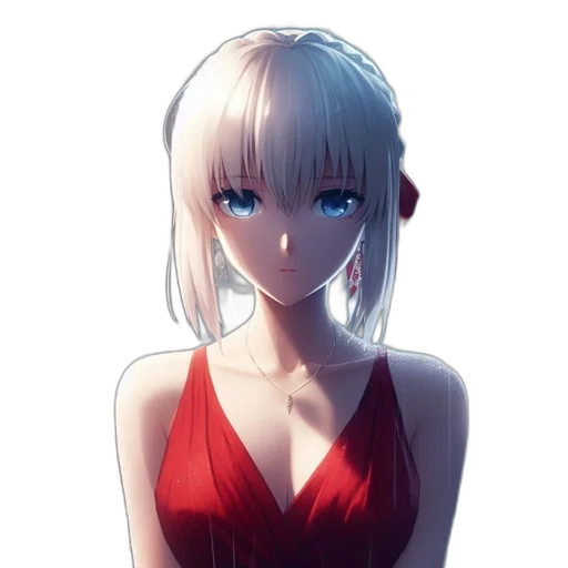 dress, face, robot, flower transparent PNG cut-out