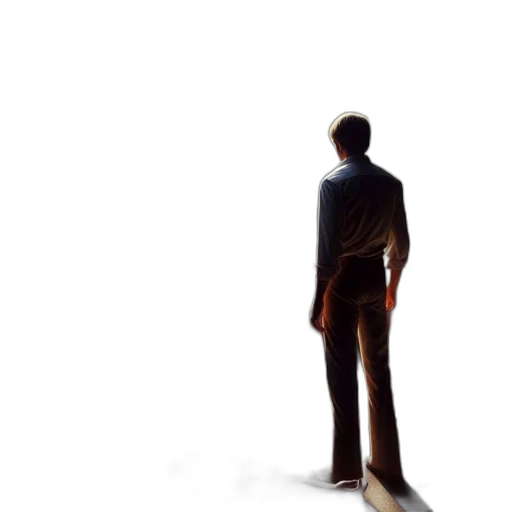 staff, jacket, robot, face transparent PNG cut-out