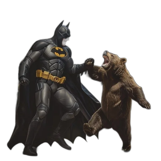 concept art, comic book art, batman, stands transparent PNG cut-out