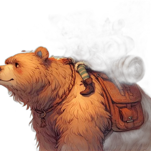 jacket, animal, concept art, fantasy art transparent PNG cut-out