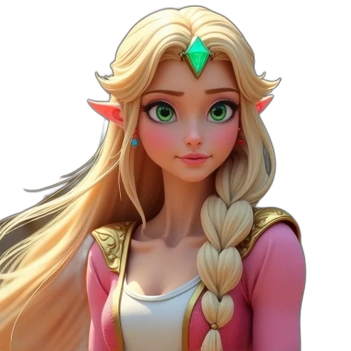 face, staff, 3d render, fantasy art transparent PNG cut-out