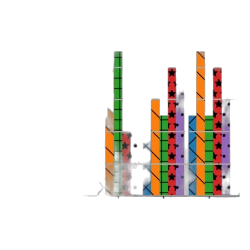 furniture, crown, 3d render, pixel art transparent PNG cut-out