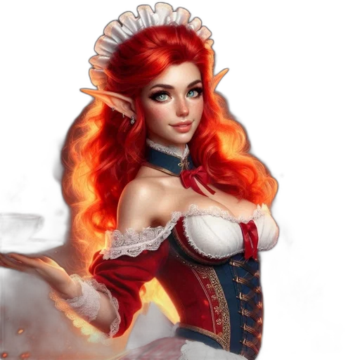 fantasy art, concept art, comic book art, pixel art transparent PNG cut-out