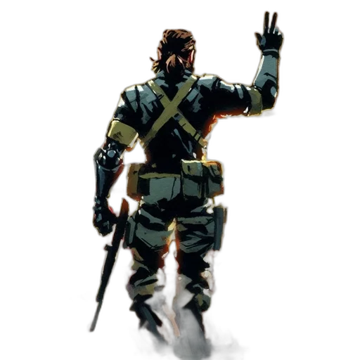 jacket, staff, weapon, concept art transparent PNG cut-out