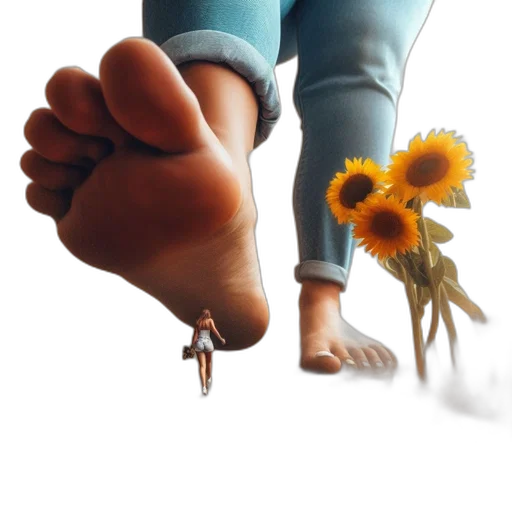 shoes, flower, jewelry, photorealistic transparent PNG cut-out
