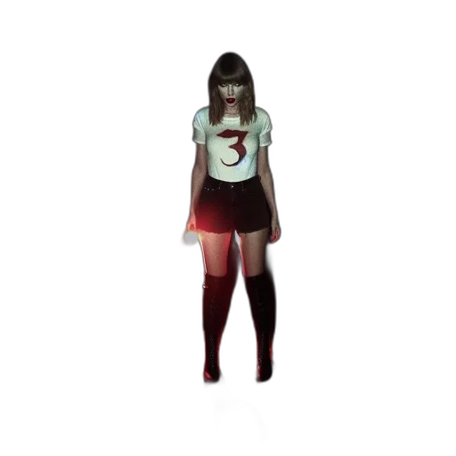 dress, staff, creature, mask transparent PNG cut-out