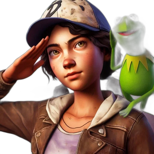 hat, face, concept art, photorealistic transparent PNG cut-out