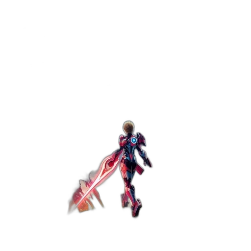 sword, weapon, robot, staff transparent PNG cut-out