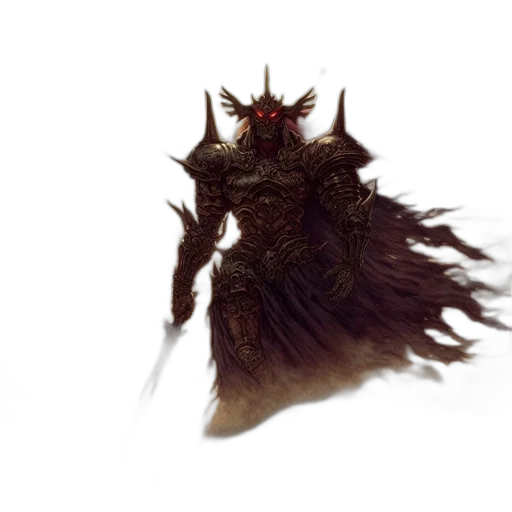 creature, dragon, mask, weapon transparent PNG cut-out
