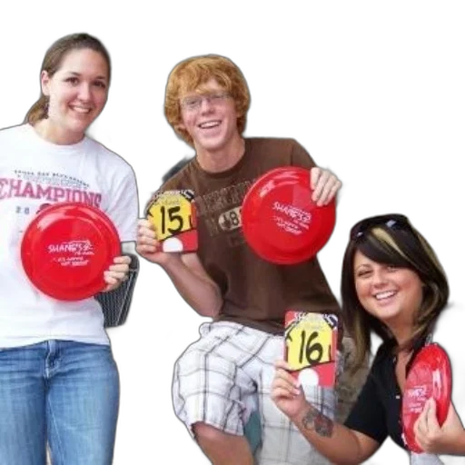 three, people, holding, red transparent PNG cut-out