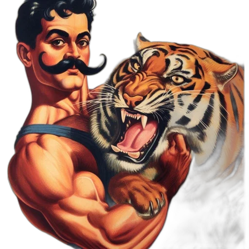 animal, comic book art, photorealistic, concept art transparent PNG cut-out