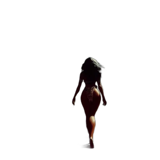 dress, hair, creature, animal transparent PNG cut-out