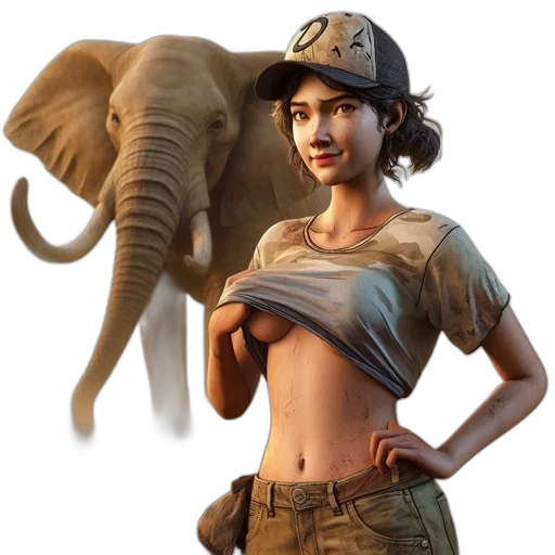 animal, concept art, fantasy art, pixel art transparent PNG cut-out