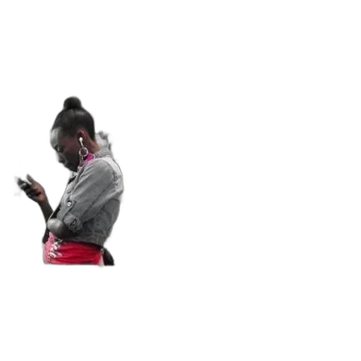 jacket, staff, woman, red transparent PNG cut-out