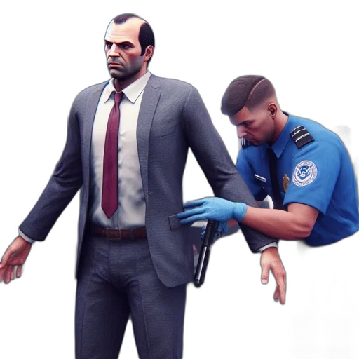 jacket, staff, concept art, 3d render transparent PNG cut-out