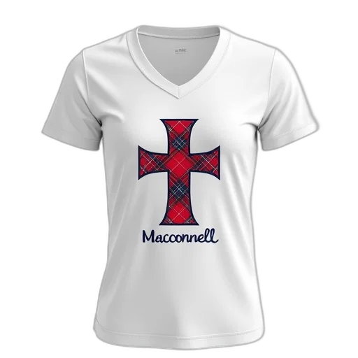 white, t-shirt, red, blue transparent PNG cut-out