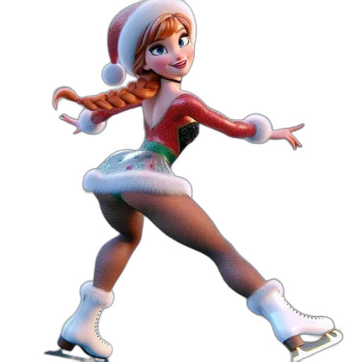 dress, hat, 3d render, concept art transparent PNG cut-out