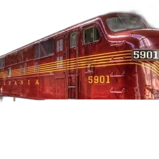 photorealistic, 3d render, red, train transparent PNG cut-out