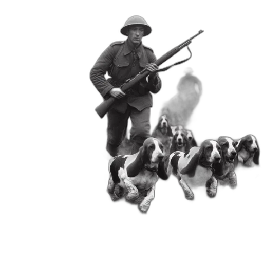weapon, animal, hat, shoes transparent PNG cut-out