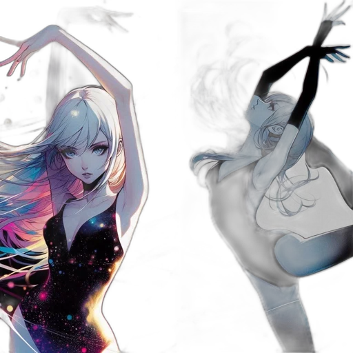 concept art, comic book art, fantasy art, anime transparent PNG cut-out