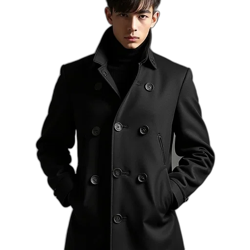 jacket, staff, photorealistic, concept art transparent PNG cut-out