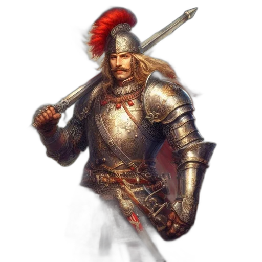 sword, weapon, staff, hat transparent PNG cut-out