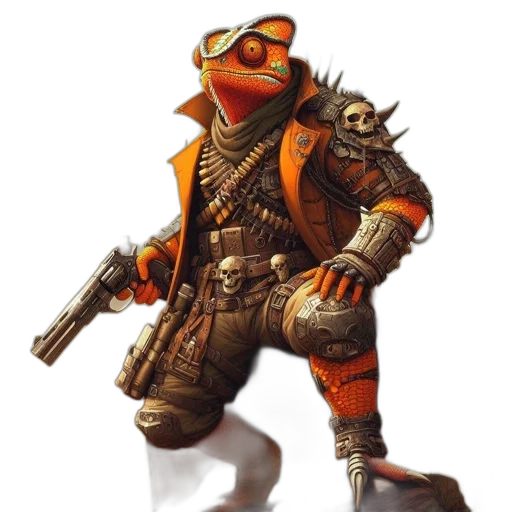 weapon, animal, staff, jacket transparent PNG cut-out