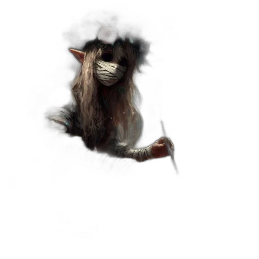 staff, dragon, creature, mask transparent PNG cut-out